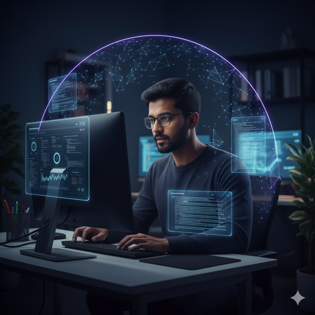 Portrait of Manindra Roy